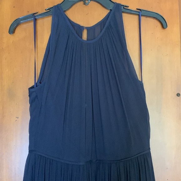 J.Crew Silk Navy Bridesmaids Halter Style Dress - Picture 4 of 6